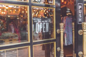 open shop sign